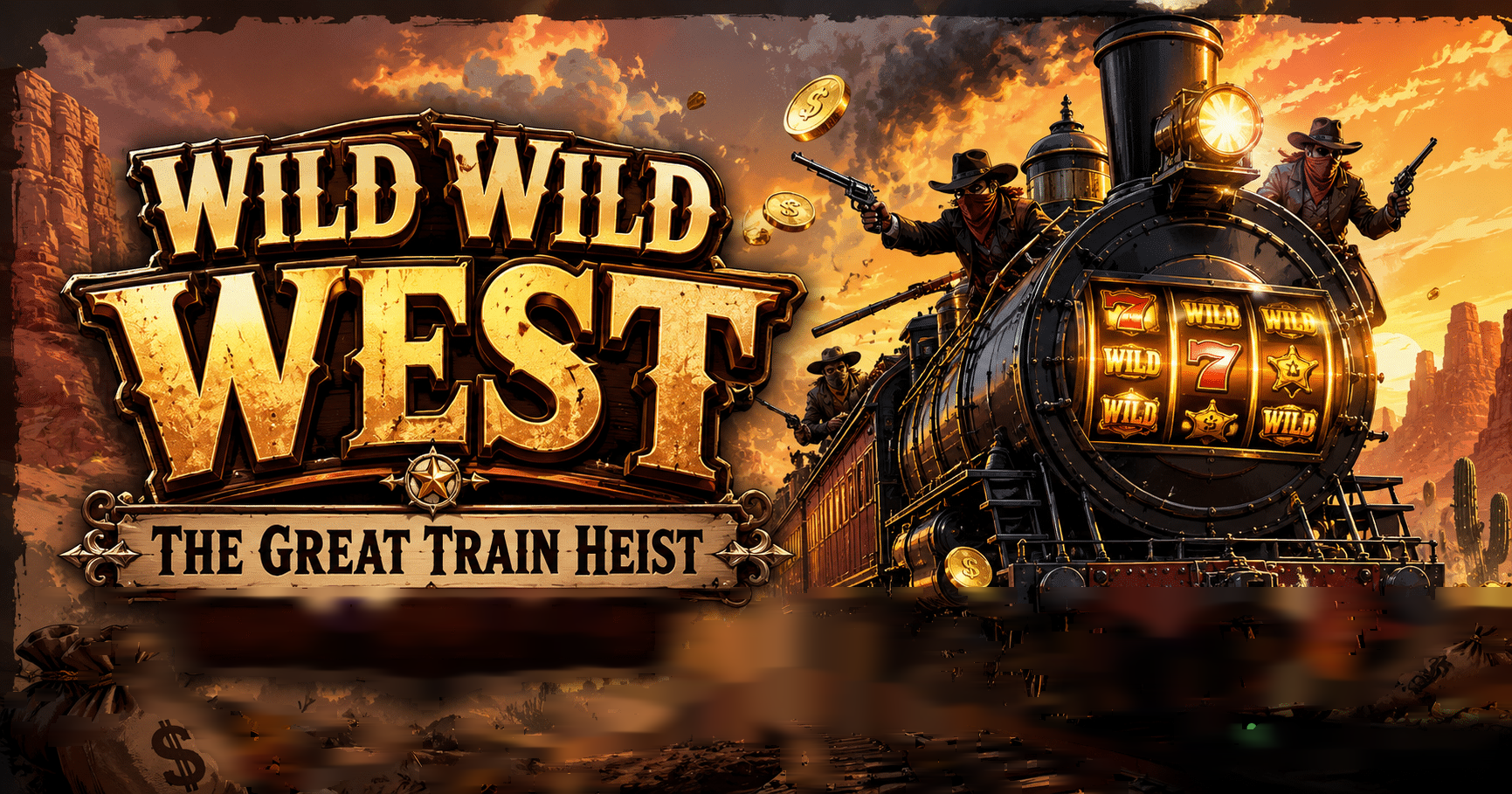 NetEnt Wild Wild West The Great Train Heist 大西部火車劫案完整介紹